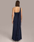 ფოტო #2 პროდუქტის Women's Hardware-Trim One-Shoulder Gown