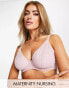 Фото #1 товара Ivory Rose Maternity Fuller Bust star mesh high apex wired non-pad nursing bra in mink