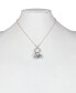 Фото #4 товара Patricia Nash silver-Tone Blue Multi Drop 28" Slider Necklace