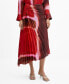 Фото #1 товара Women's Tie-Dye Pleated Skirt