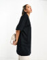 Фото #3 товара ASOS DESIGN long line t-shirt in black