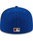 ფოტო #5 პროდუქტის Men's Royal Chicago Cubs Meteor 59FIFTY Fitted Hat