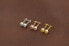 Shimmering bronze earrings hits KE-004