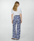 Women's Wide Leg Printed Pants