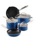 Фото #2 товара Style Aluminum Nonstick 10 Piece Cookware Pots and Pans Set