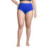 Фото #8 товара Women's Plus Size Tummy Control High Waisted Bikini Swim Bottoms