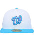 Головной убор из фиттинга New Era Washington Nationals 2008 Inaugural Season Vice 59FIFTY Белый. Белый, 8 - фото #4