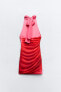 Фото #3 товара Платье из прозрачной ткани с принтом ZARA