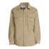 George Men's Corduroy Shirt Jacket XL 46-48 Beige Cotton Longsleeve Pockets