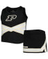 Big Girls Black Purdue Boilermakers Carousel Cheerleader Set