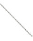 Фото #3 товара Chisel elongated Open Link Paperclip 15 inch Necklace 2 inch Extension