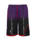 ფოტო #3 პროდუქტის Big Boys Purple, Black Toronto Raptors 1998/99 Hardwood Classics Fadeaway Reload 3.0 Swingman Shorts