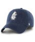 Фото #3 товара Men's Navy Chicago Cubs Cooperstown Collection Franchise Fitted Hat