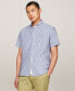 ფოტო #1 პროდუქტის Men's Regular-Fit Candy Stripe Linen Shirt