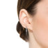 ფოტო #4 პროდუქტის Sterling Silver White Gold Plated Cubic Zirconia Drop Earrings