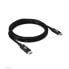 Фото #3 товара Club 3D USB4 Gen2x2 Type-C Bi-Directional Cable 4K60Hz, Data 20Gbps, PD 240W(48V/5A) EPR M/M 2m, 2 m, USB C, USB C, USB4 Gen 2x2, 20000 Mbit/s, Black