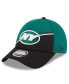 Фото #2 товара Men's Green, Black New York Jets 2023 Sideline 9FORTY Adjustable Hat