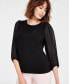 Фото #3 товара Women's Crewneck Pull-On Blouse