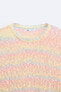 INSIDE OUT-EFFECT TEXTURED SWEATER