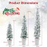 Елка искусственная costway Weihnachtsbaum CM24619 (3er Set) - фото #17