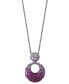 Фото #1 товара EFFY Collection multi Precious 6-1/8 ct. t.w. Pendant in Sterling Silver