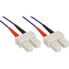 Фото #1 товара InLine Fiber Optical Duplex Cable SC/SC 50/125µm OM4 2m