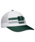 Фото #3 товара Men's White, Green Michigan State Spartans Retro Fade Snapback Hat