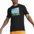 Фото #5 товара Puma Serve It Graphic Crew Neck Short Sleeve T-Shirt Mens Black Casual Tops 6816