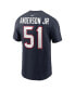 ფოტო #2 პროდუქტის Men's Will Anderson Jr. Navy Houston Texans 2023 NFL Draft First Round Pick Player Name and Number T-shirt