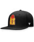 ფოტო #2 პროდუქტის Men's Black Bivouac Core Snapback Hat