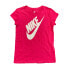 Фото #1 товара Nike Youth Girls Short Sleeve Graphic T-Shirt, 26D907