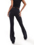 Фото #7 товара ASOS 4505 slim kick flare legging in soft touch fabric in black