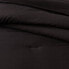 Фото #3 товара Twin/Twin Extra Long Washed Cotton Sateen Comforter and Sham Set Black -