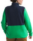 Фото #2 товара Plus Size Colorblocked Alpine Polartec® Jacket