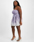 Фото #4 товара Plus Size Ombré-Mesh Glitter Corkscrew Dress