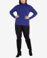 Фото #5 товара Plus Size Sina High Neck Sweater