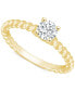 ფოტო #1 პროდუქტის Diamond Engagement Ring (1/2 ct. t.w.) in 14k White, Yellow or Rose Gold