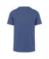 Фото #2 товара Men's Blue Distressed Detroit Lions Last Call Franklin T-shirt