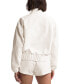 Фото #2 товара Women's Tekware Grid-Print Quarter-Zip Cropped Jacket