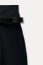 DARTED TROUSERS WITH BELT