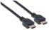 Фото #8 товара Manhattan HDMI Cable with Ethernet (CL3 rated - suitable for In-Wall use) - 4K@60Hz (Premium High Speed) - 3m - Male to Male - Black - Ultra HD 4k x 2k - In-Wall rated - Fully Shielded - Gold Plated Contacts - Lifetime Warranty - Polybag - 3 m - HDMI Type A (Standa