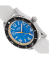 ფოტო #3 პროდუქტის Men Gage Rubber Watch - Navy/White, 42mm