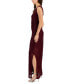 Фото #3 товара Women's Sequined-Lace Boat-Neck Maxi Dress