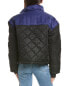 Weworewhat Colorblock Quilted Puffer Jacket Women's