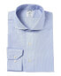 Фото #1 товара Brooks Brothers Regular Fit Dress Shirt Men's Blue 18H34/35