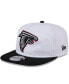 Фото #1 товара Men's White/Black Atlanta Falcons 2024 NFL Training Camp Golfer Snapback Hat