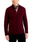 Фото #1 товара Men's Merino Zip-Front Sweater, Created for Macy's