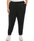 ფოტო #1 პროდუქტის Plus Size Linen Drawstring Jogger Pants