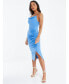 ფოტო #4 პროდუქტის Women's Chain Strap Slinky Midi Dress