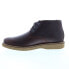 Фото #3 товара Dunham Clyde Chukka CI1601 Mens Brown Wide Leather Lace Up Chukkas Boots 10.5